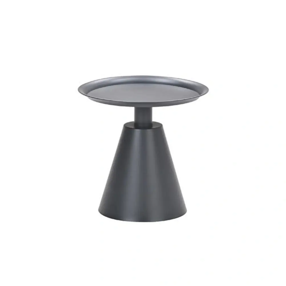 Garden Impressions Zavala Bijzettafel Carbon Black diameter 50xH48 cm