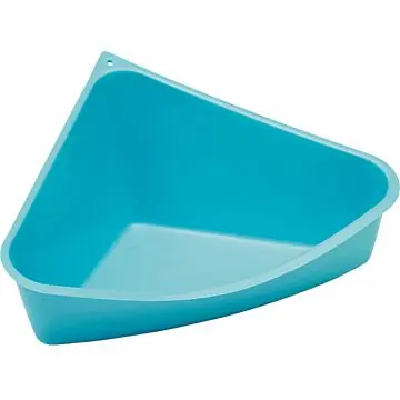 Savic plastic knaagdiertoilet driehoek blauw Savic Gebr. de Boon