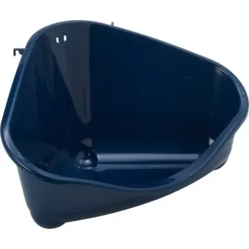 Moderna plastic knaagdier-/kittentoilet met haak blueberry Moderna Gebr. de Boon