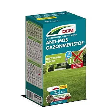 Anti-mos gazonmeststof 1,5 kg DCM