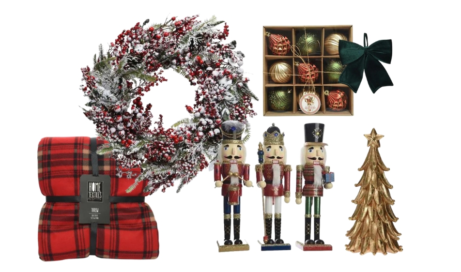 klassieke kersttrend collage