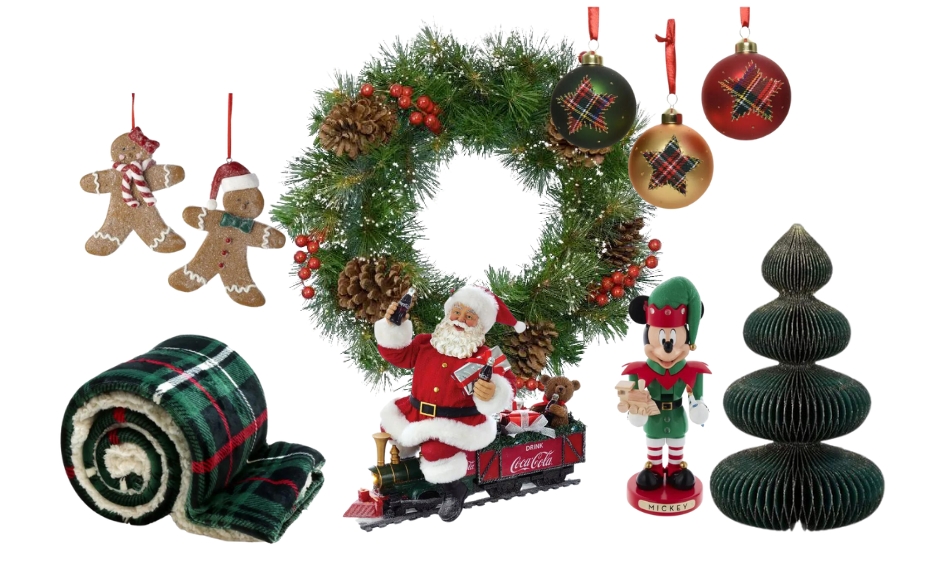 Amerikaanse kersttrend collage